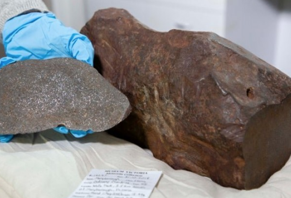 Raccoglie un sasso pensando sia una pepita d&rsquo;oro e invece &egrave; un raro meteorite