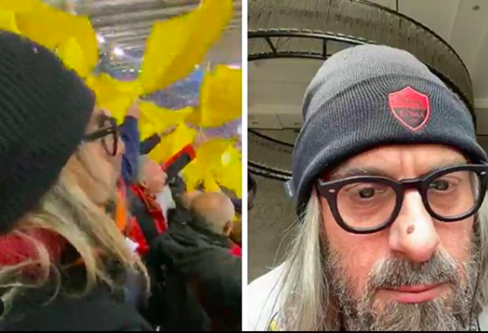 Si traveste per vedere il derby romano in curva sud: è De Rossi