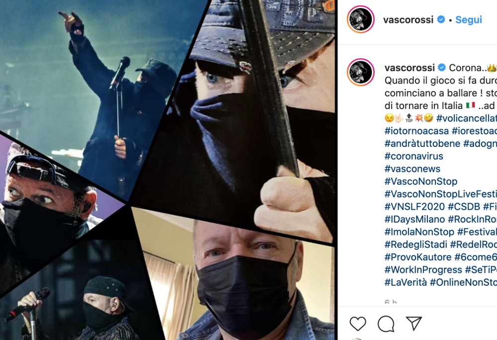 Vasco Rossi vuole tornare in Italia... ad ogni costo!