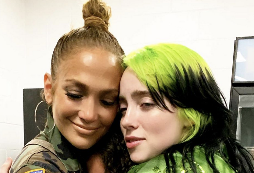 Jennifer Lopez adora Billie Eilish: "Mi ha fatto amare ancora di più ciò ce faccio"