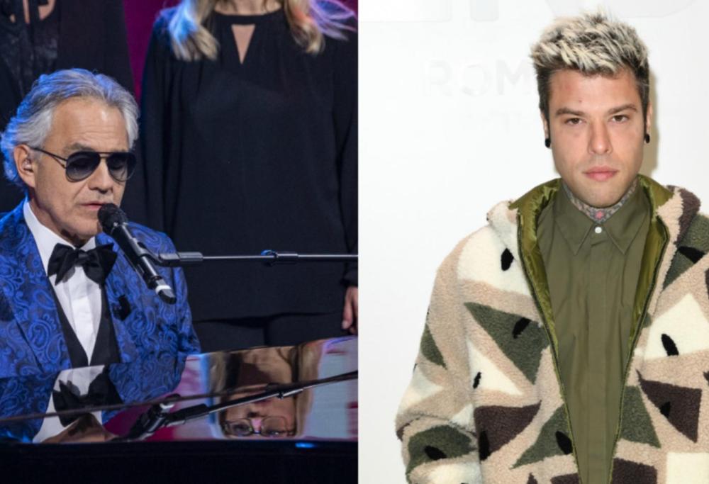 Coronavirus: album autografati da Fedez e Andrea Bocelli per raccogliere fondi
