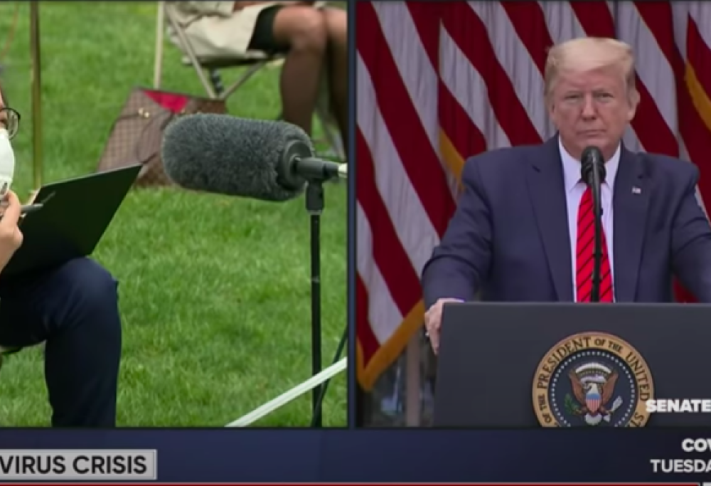Trump, scontro con una giornalista sulle vittime da Covid: "Lo chieda alla Cina"