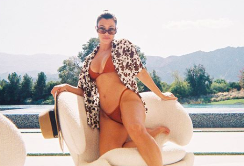 Kourtney Kardashian non è incinta e mette a tacere tutti così