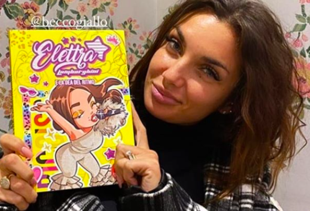 Elettra Lamborghini dal canto al disegno: esce il suo primo fumetto