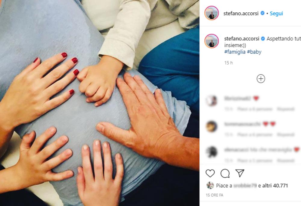 Stefano Accorsi e Bianca Vitali sono in attesa del loro secondo figlio