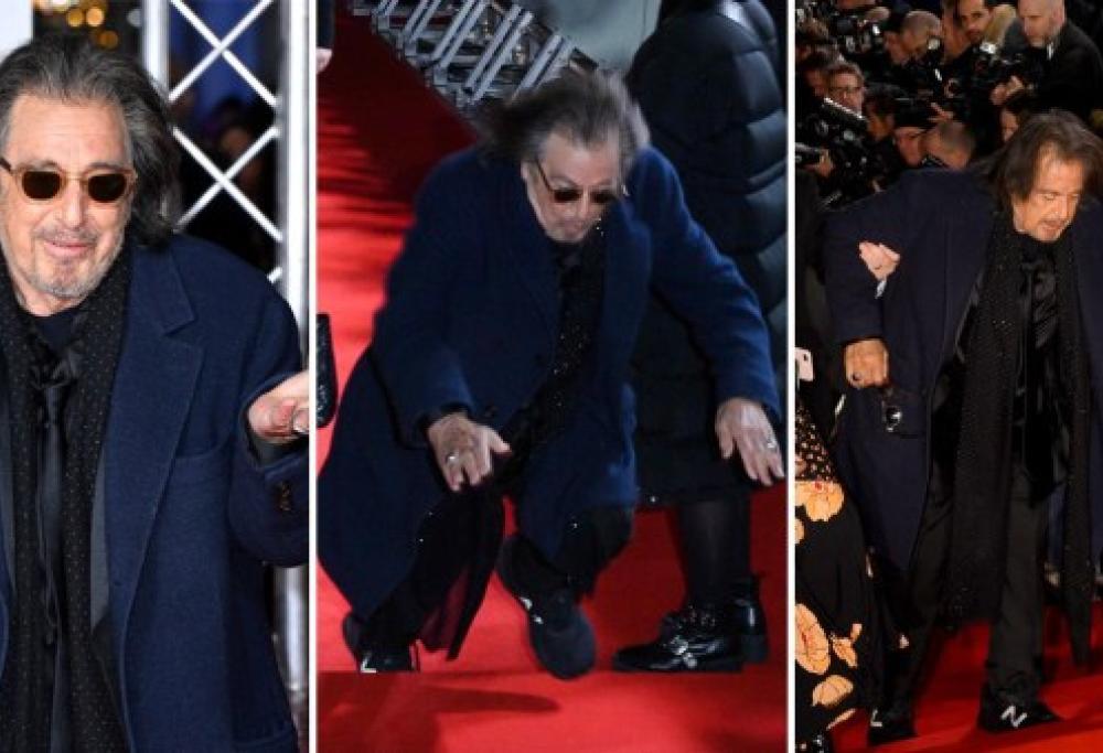 Al Pacino cade sul red carpet dei Bafta 2020