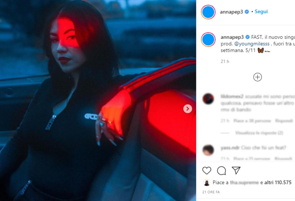 Anna: in arrivo il nuovo singolo intitolato "Fast"