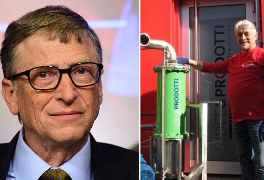 Bill Gates investe 1 milione di dollari nell'azienda di un 72enne italiano