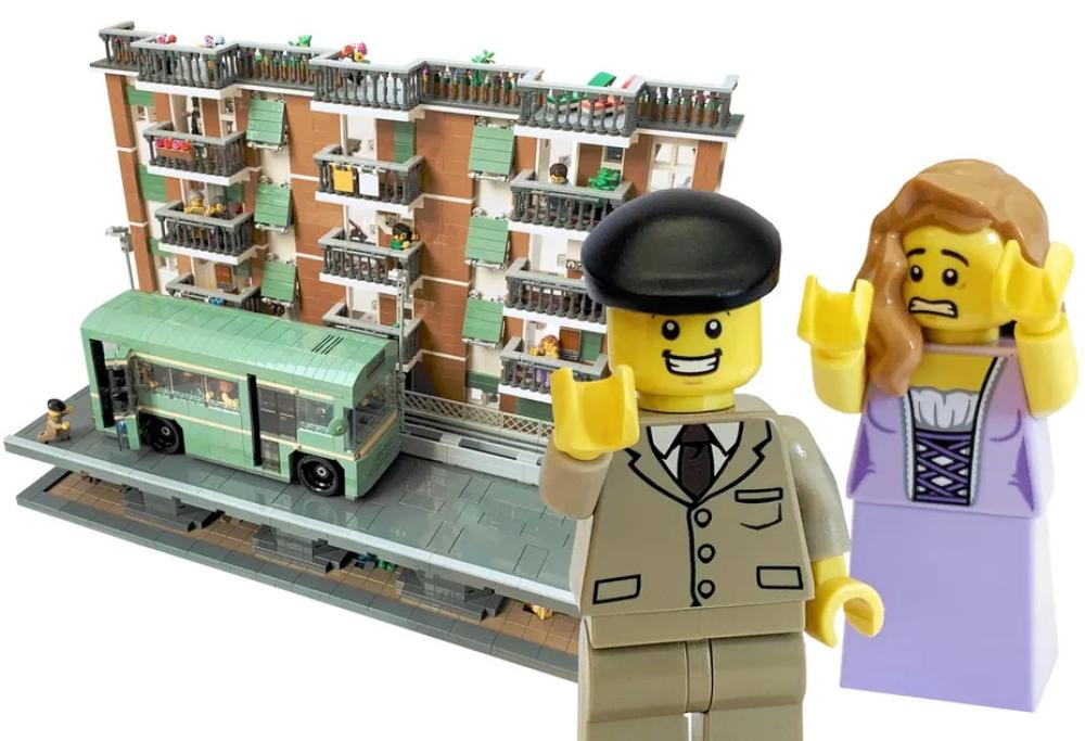 La scena di Fantozzi progettata con i Lego è epica