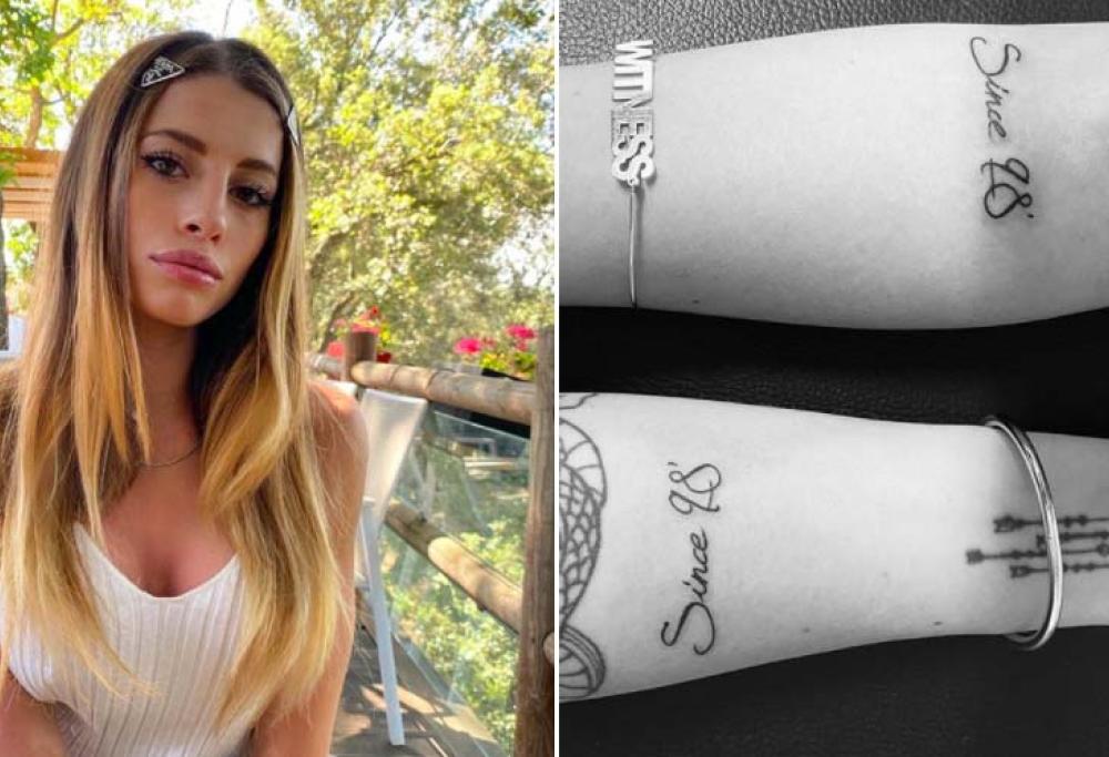 Chiara Nasti e il tatuaggio con l'errore che ha scatenato l'ironia dei follower