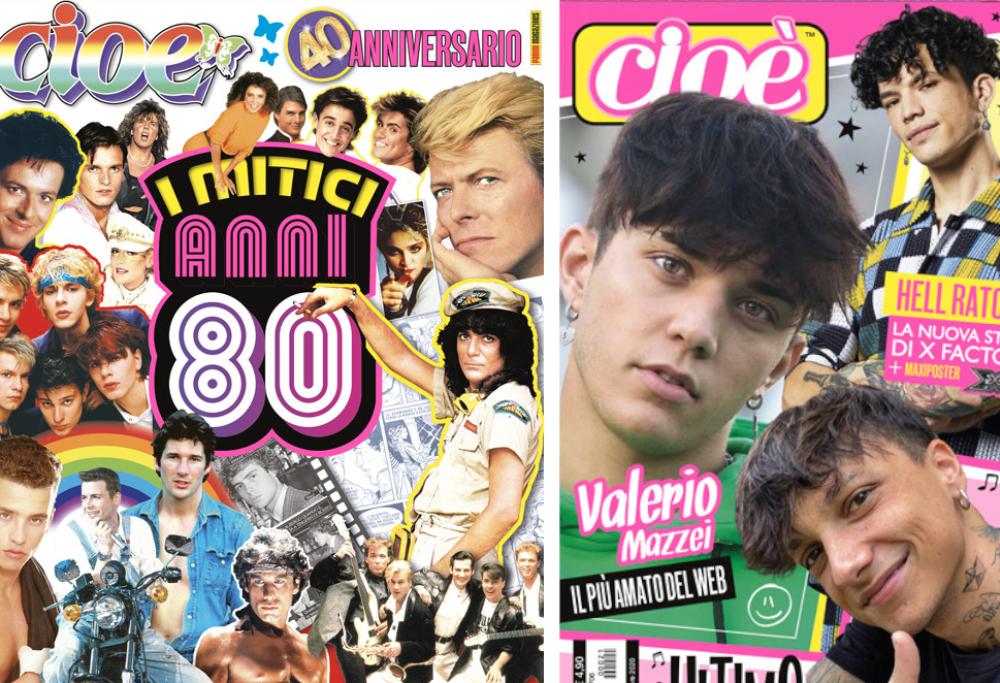 "Cioè" festeggia 40 anni con un'edizione speciale che celebra gli anni '80