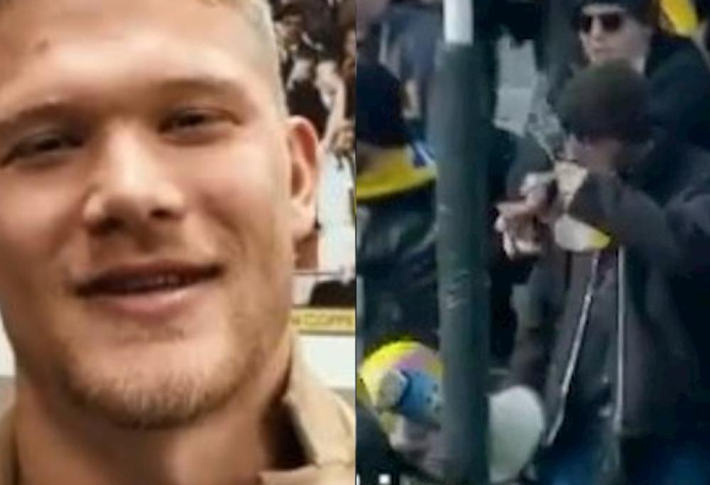 Giocatore del Parma offre una birra al tifoso colpito da una pallonata