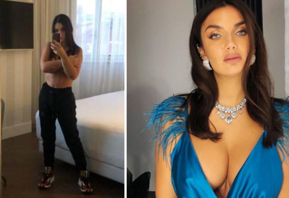 Elettra Lamborghini  infiamma il web con uno scatto bollente