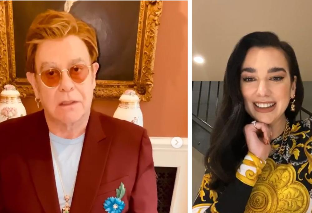 Elton Jonh su "Future Nostalgia" di Dua Lipa: "Uno dei migliori album del 2020"