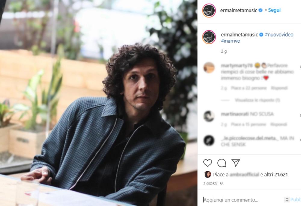 Ermal Meta rivela che presto uscirà un nuovo video