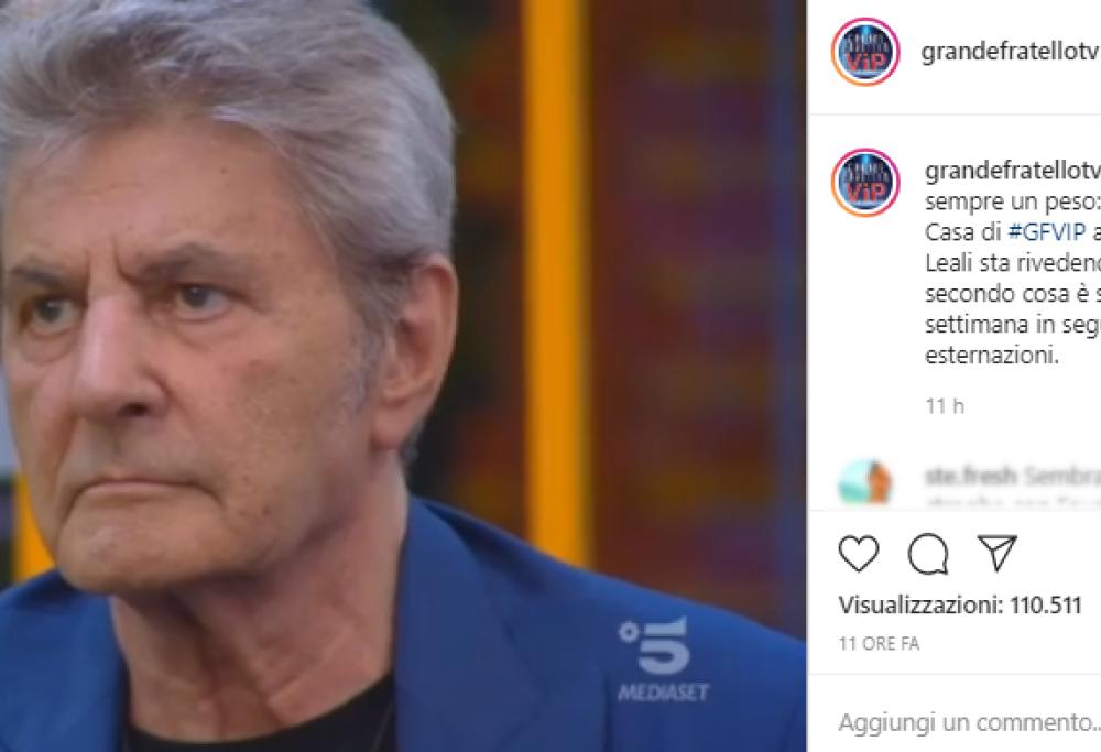 GfVip: Fausto Leali è stato squalificato 