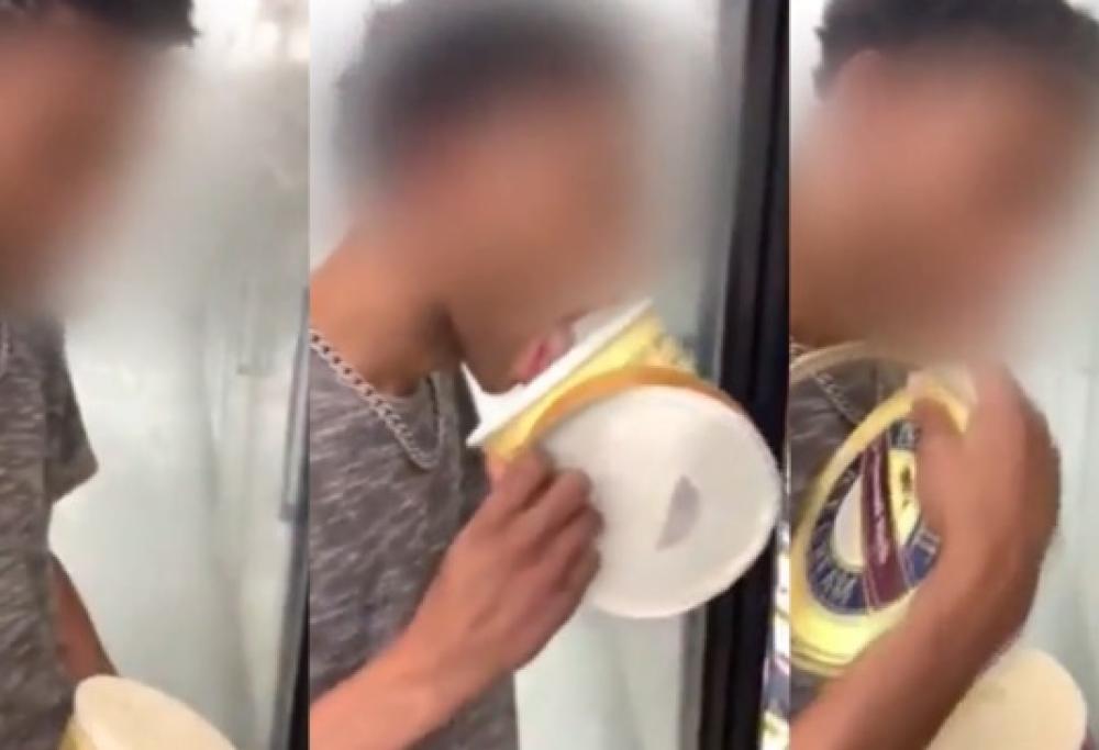 Ricordate il ragazzo che leccava il gelato al supermercato? Per lui 30 giorni di prigione