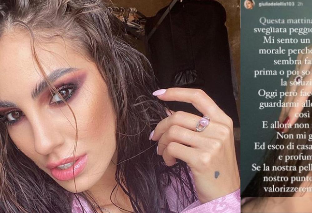 Giulia De Lellis stanca dei problemi con l'acne: "Ogni cura sembra fallire"
