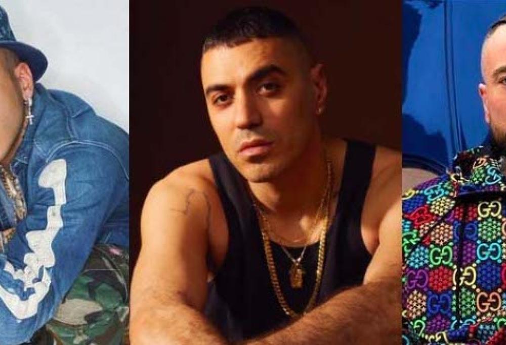 Sfera Ebbasta, Marracash e Gué Pequeno insieme a Cologno per girare un video