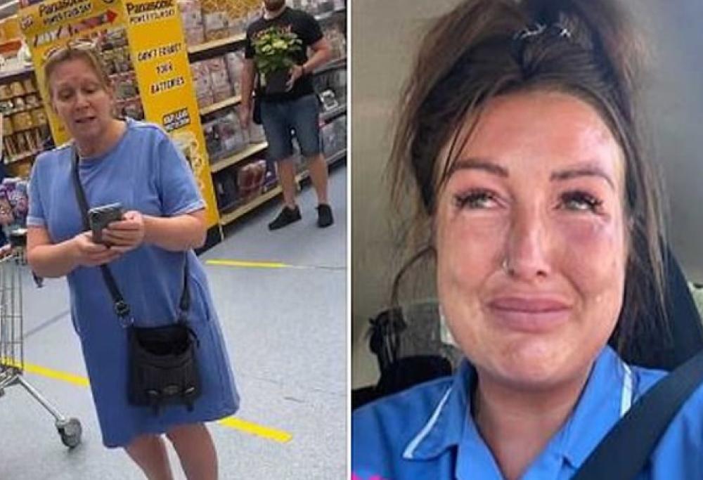 Un’infermiera è stata accusata di “diffondere germi” ed è stata cacciata da un supermercato