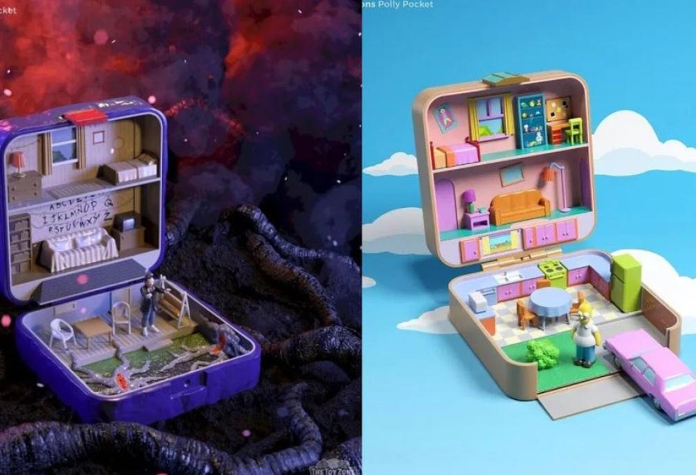 Un artista ha ricreato le case più iconiche del cinema e delle serie tv in versione Polly Pocket