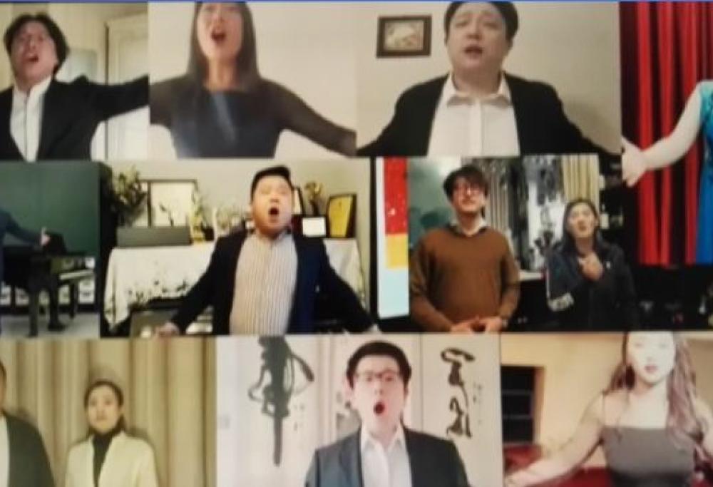 Video di solidarietà per il Coronavirus da parte di cantanti cinesi che hanno studiato in Italia