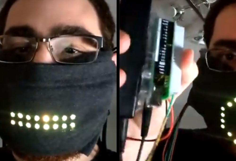 Questa mascherina tech è capace di riprodurre sorriso e movimento delle labbra