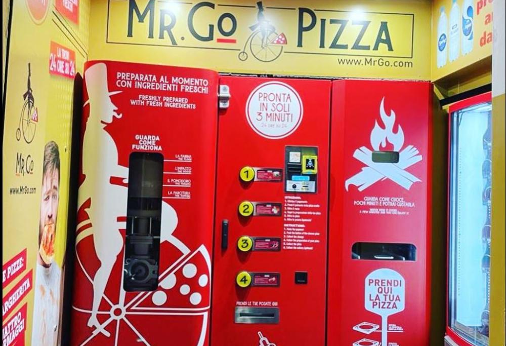A Roma approda il primo distributore automatico di pizza