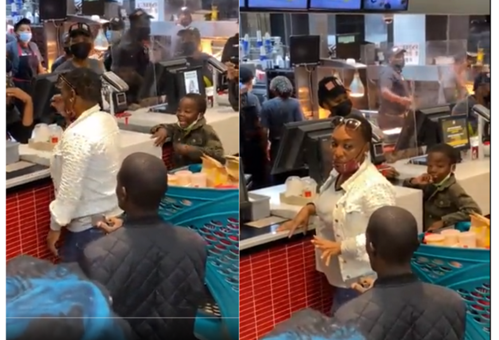 Lui le chiede di sposarla al fast-food, ma il finale non è dei migliori