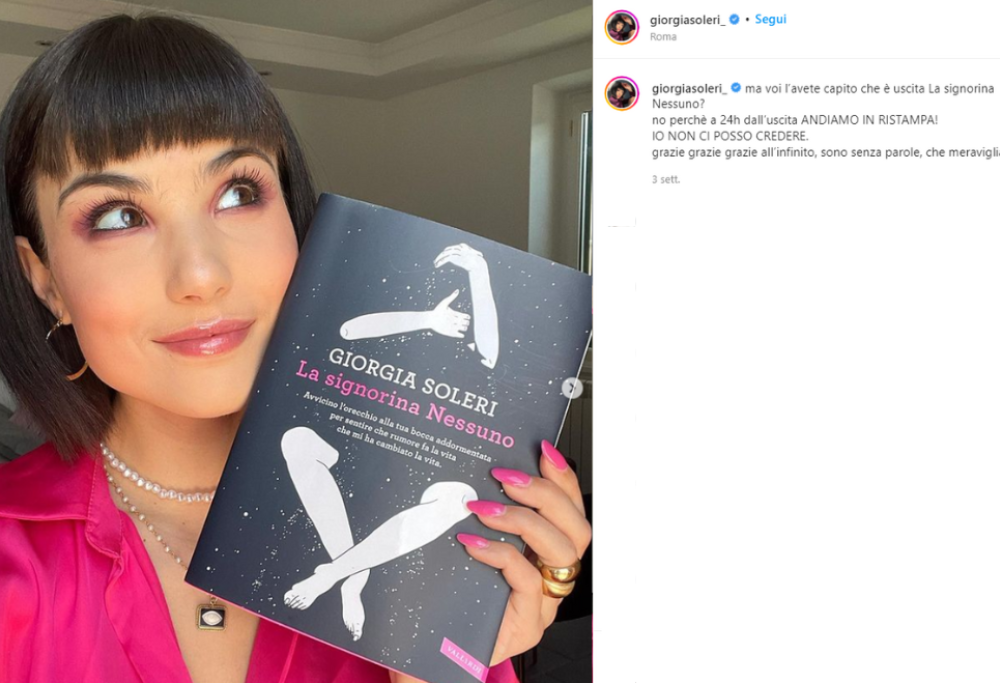 Giorgia Soleri si confessa: dall’aborto giovanissima alla malattia