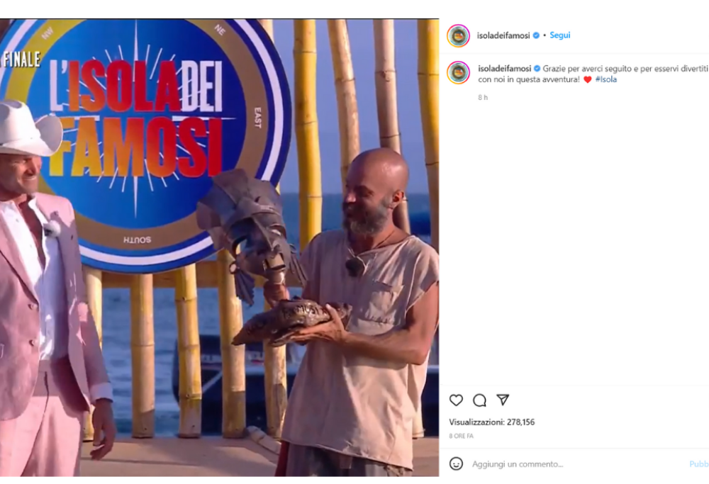Nicolas Vaporidis è il vincitore dell’Isola dei Famosi più lunga si sempre 