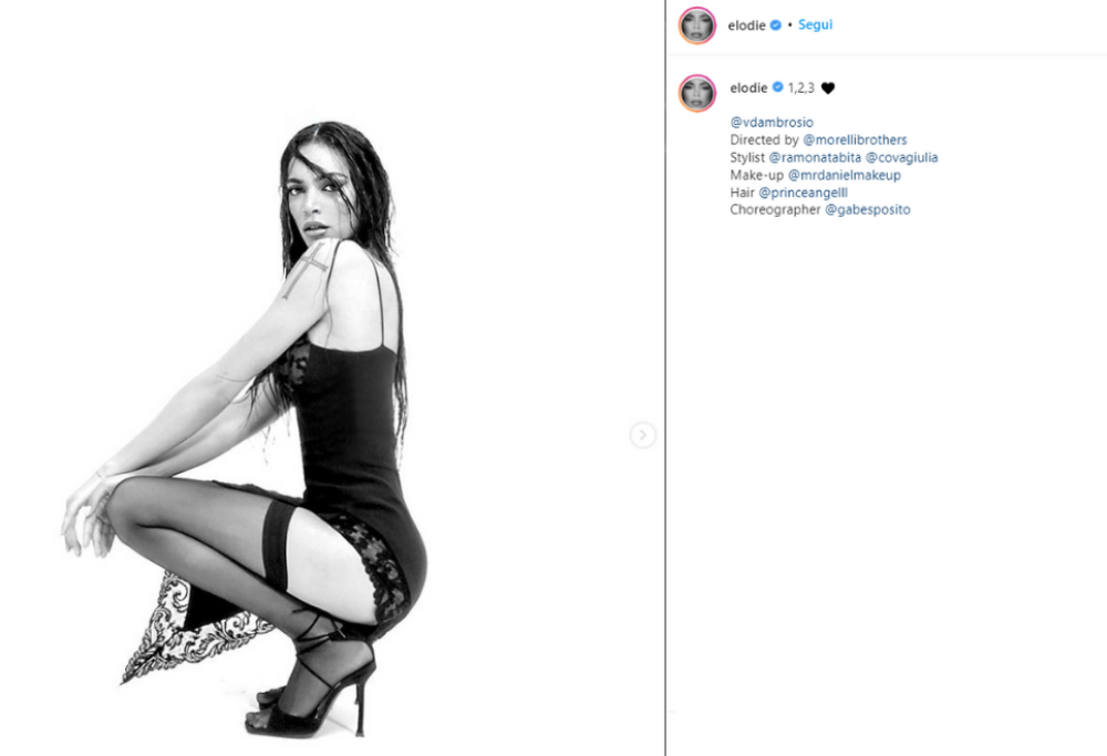 Elodie e il video troppo sexy per qualcuno: “Sono una donna libera, non c’è niente di male”