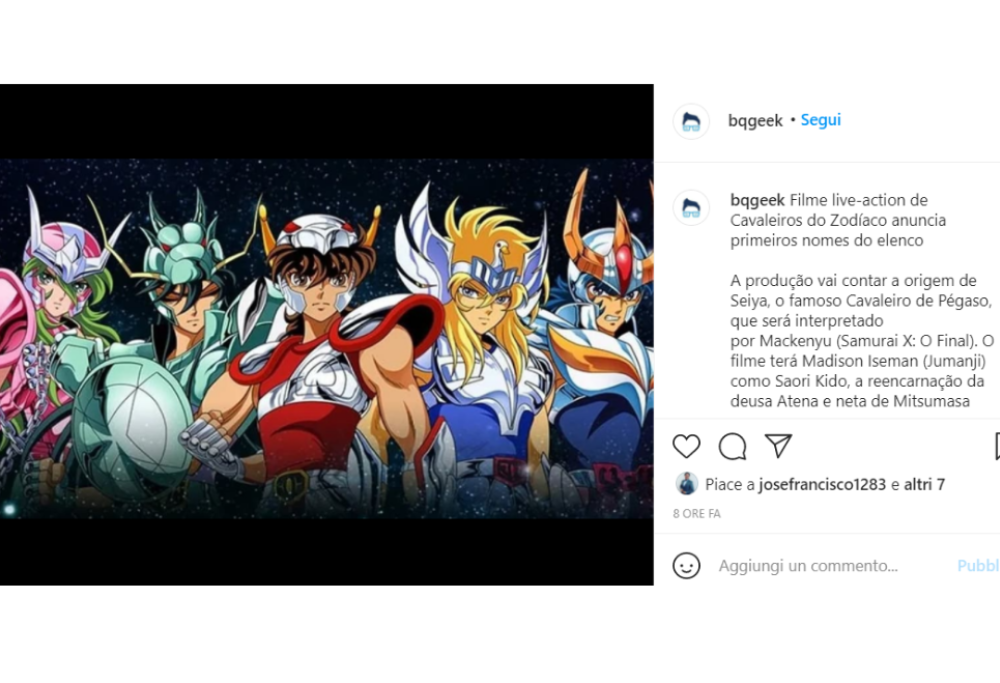  I Cavalieri dello Zodiaco diventa un film: ecco il cast