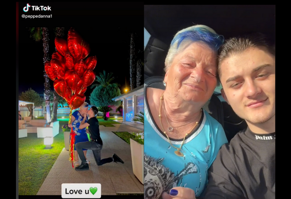 19 anni lui, 76 lei: la proposta di matrimonio su TikTok attira una valanga di critiche