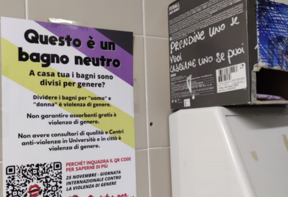 Università di Pisa: dal 2022 i bagni saranno “gender free"