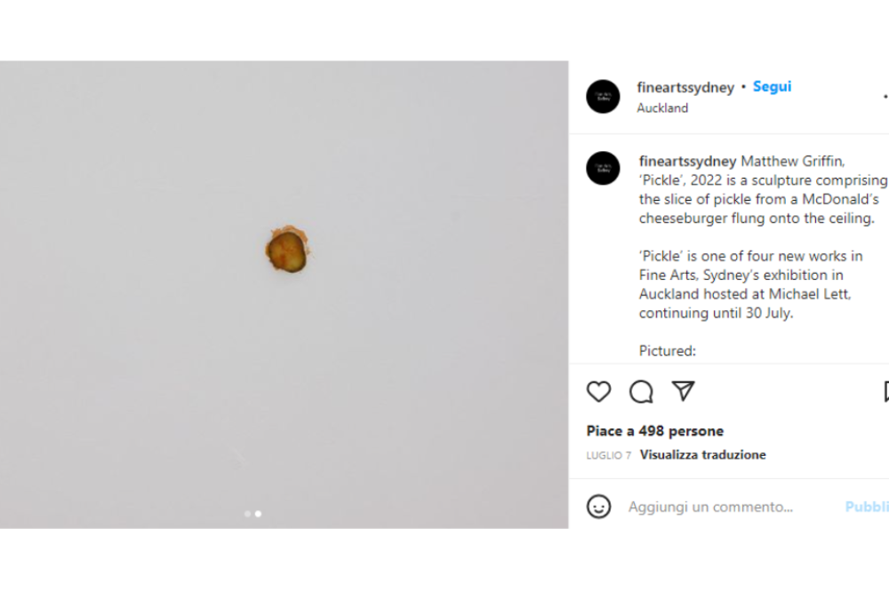 6000 euro per un’opera d’arte fatta con gli scarti del McDonald’s