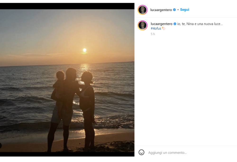 Luca Argentero di nuovo papà: l’annuncio sui social