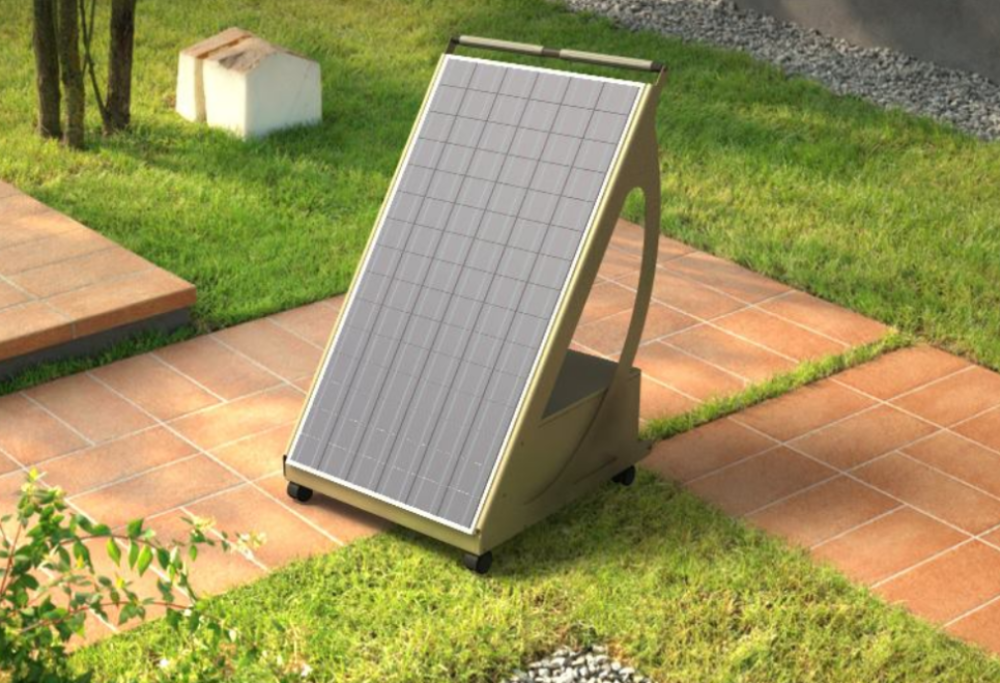 E se il pannello solare lo mettessimo sul balcone? 