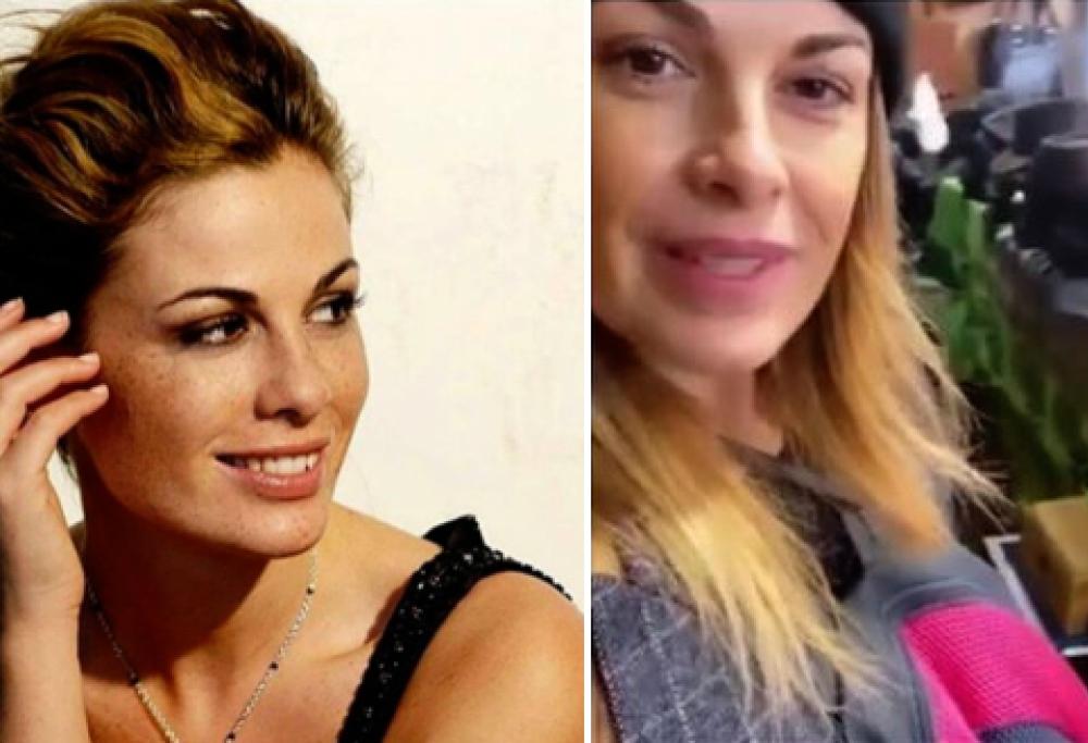 Vanessa Incontrada a Barcellona aiuta il papà alla bancarella di famiglia