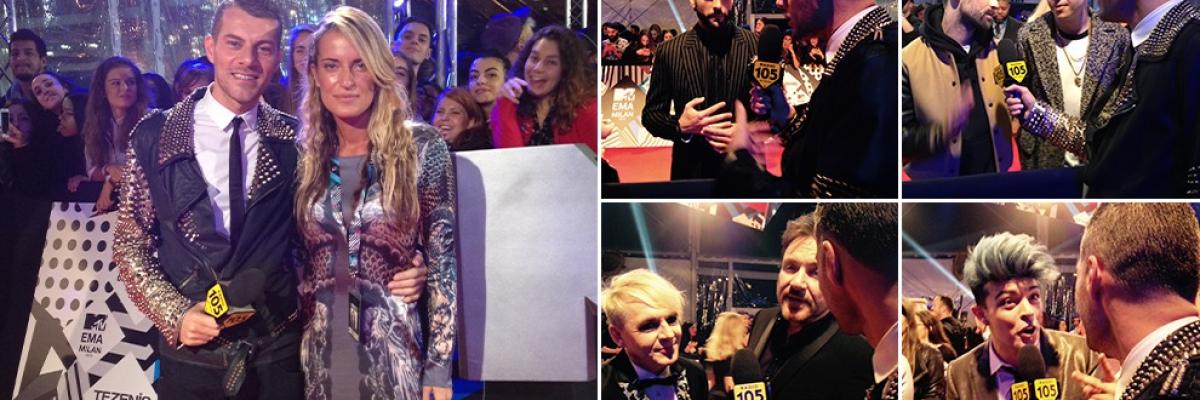 Con 105 sul red carpet degli Mtv Ema 2015 Con 105 sul red carpet degli Mtv Ema 2015