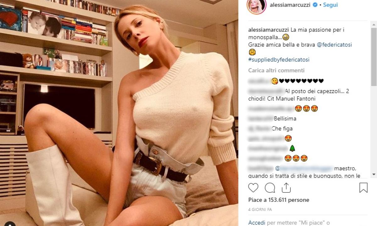 Naked alessia marcuzzi Alessia Marcuzzi