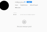Miley Cyrus azzera gli account social: album in vista?