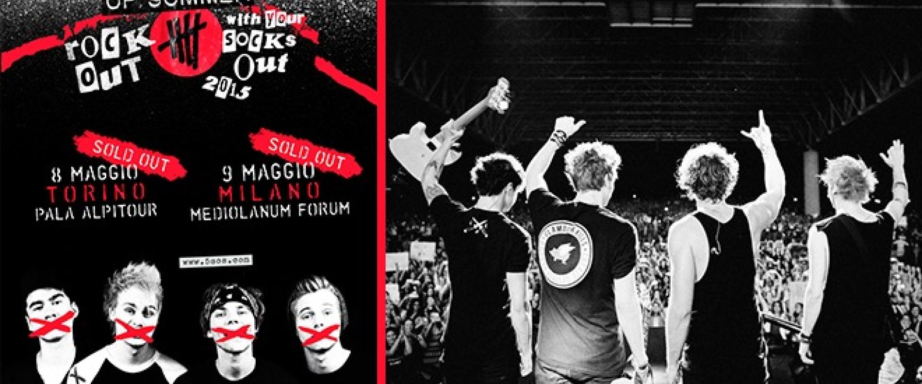 Con Radio 105 agli show dei 5 Seconds Of Summer

