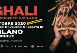 Ghali: Il concerto a Milano rinviato all'8, 9 e 10 ottobre 2020
