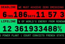 Installato a Roma il quarto climate clock