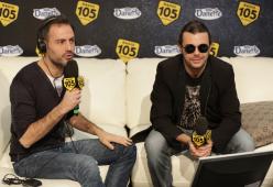 Gianluca Grignani e Daniele Battaglia in diretta da Casa Sanremo
