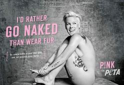 P!nk si spoglia a fin di bene