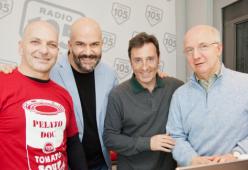 Il re del porno Franco Trentalance e il sessuologo dottor Bini in diretta a 105 Friends.

