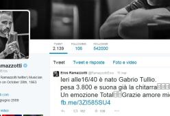 Eros Ramazzotti è papà.. per la terza volta!