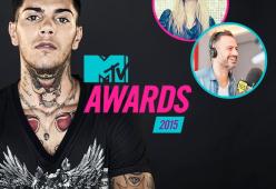 Con Radio 105 agli MTV Awards 2015
